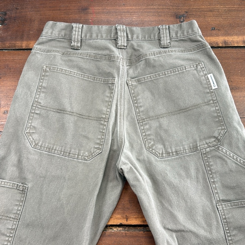 Wolverine Pants Mens 30/30 Canvas Workwear Skater Y2K Olive Hiking 90s Grunge‎ - Picture 7 of 12